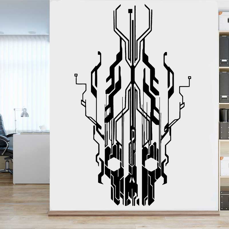 Tech Office Wall - Виниловая наклейка на стену в виде