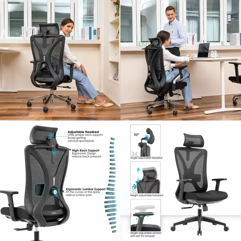 Office Tech Chair - Прочный современный офисный стул от производителя,