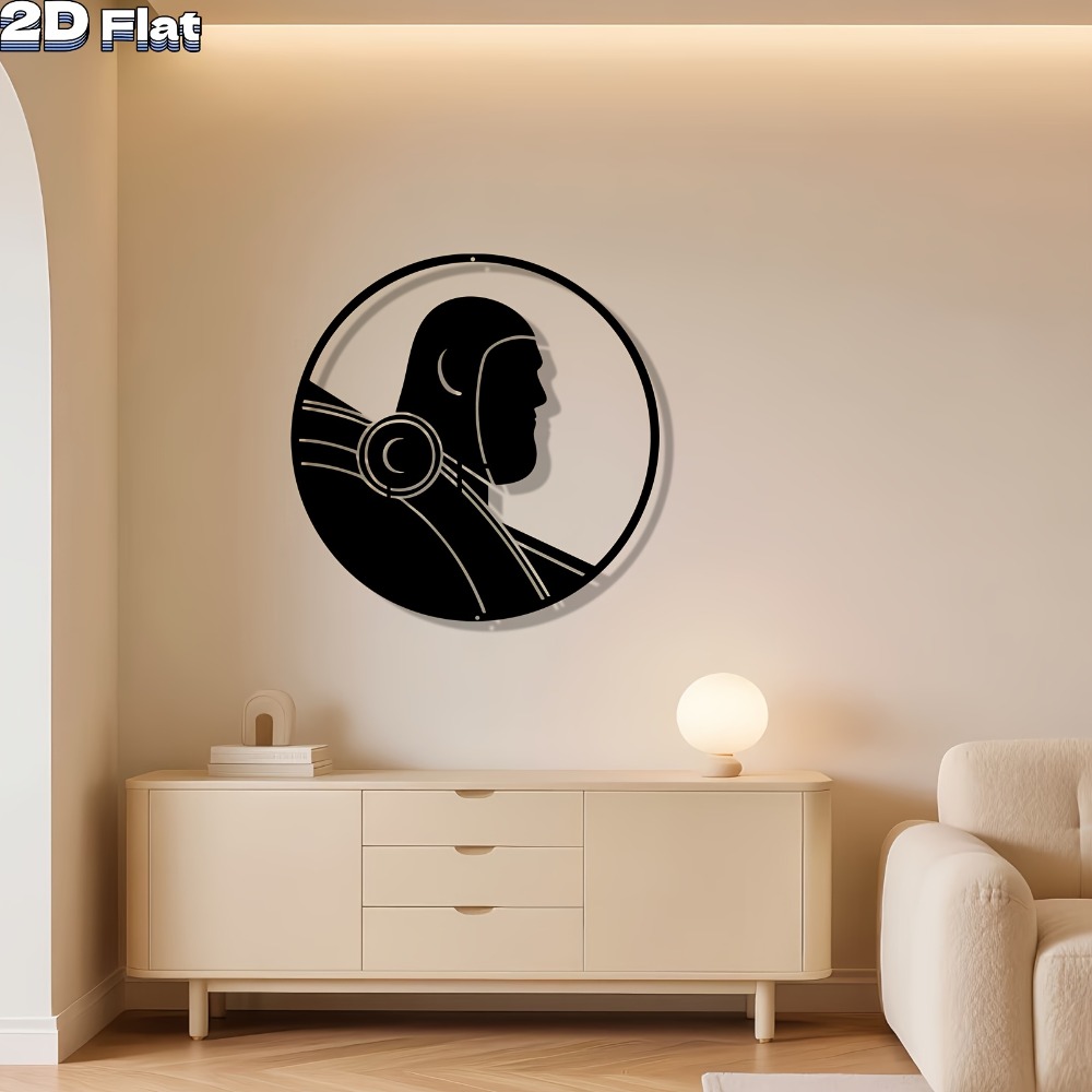 Tech Office Wall - Металлическая настенная скульптура CIFbuy ModernRobot: футуристический