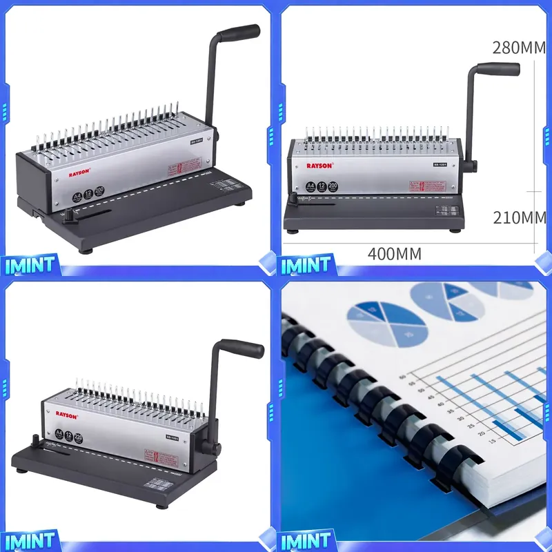 Binding Machine Comb - Промышленный переплетчик Rayson SD-1201 для резиновых