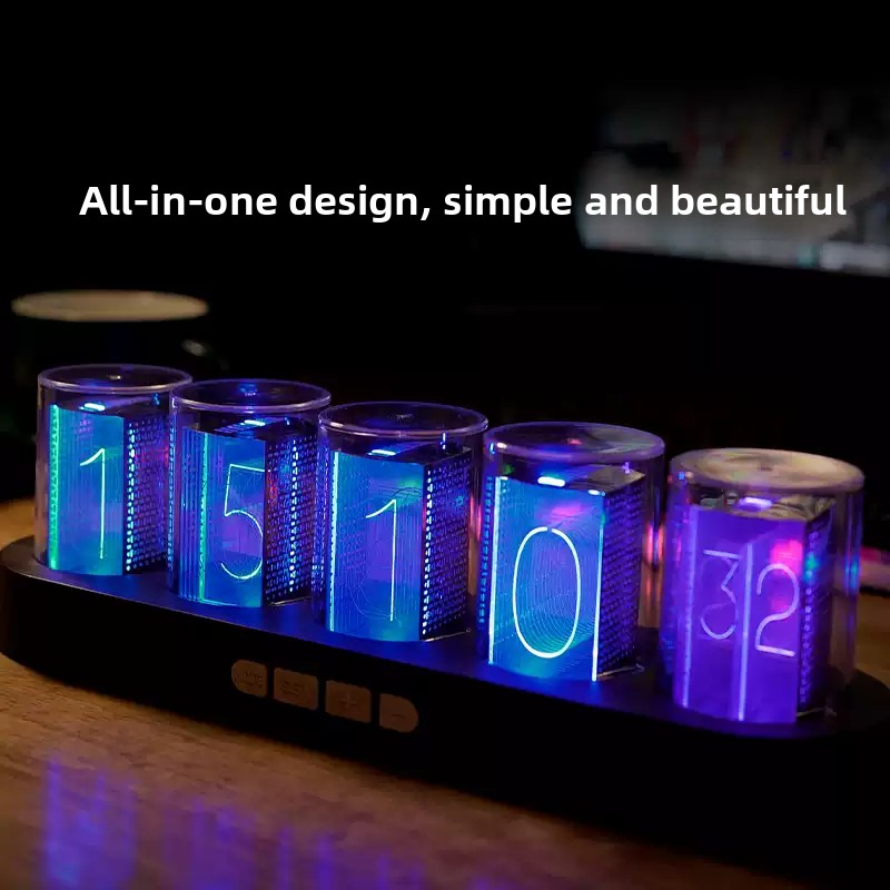 Office Tech Set Up - RGB LED-часы Nixie Tube для геймерского