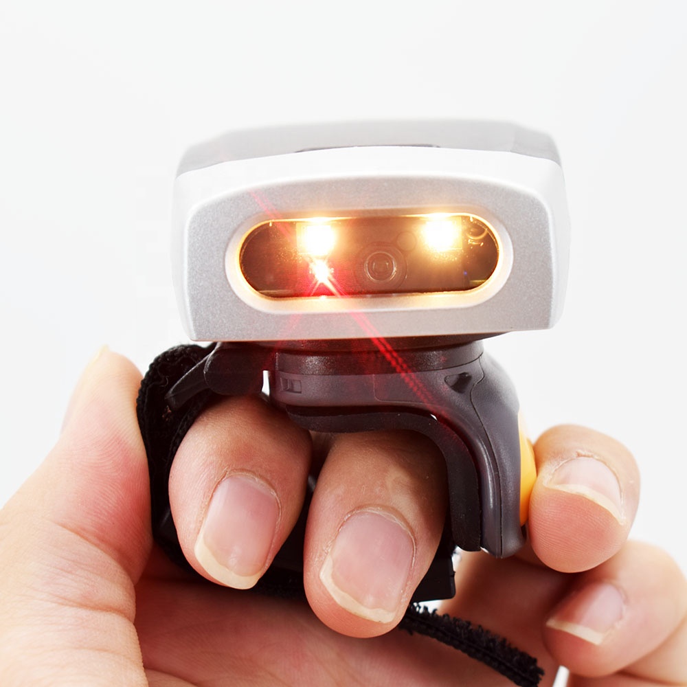 Barcode Scanner 2D - Портативный беспроводной 2D-сканер штрих-кодов на палец