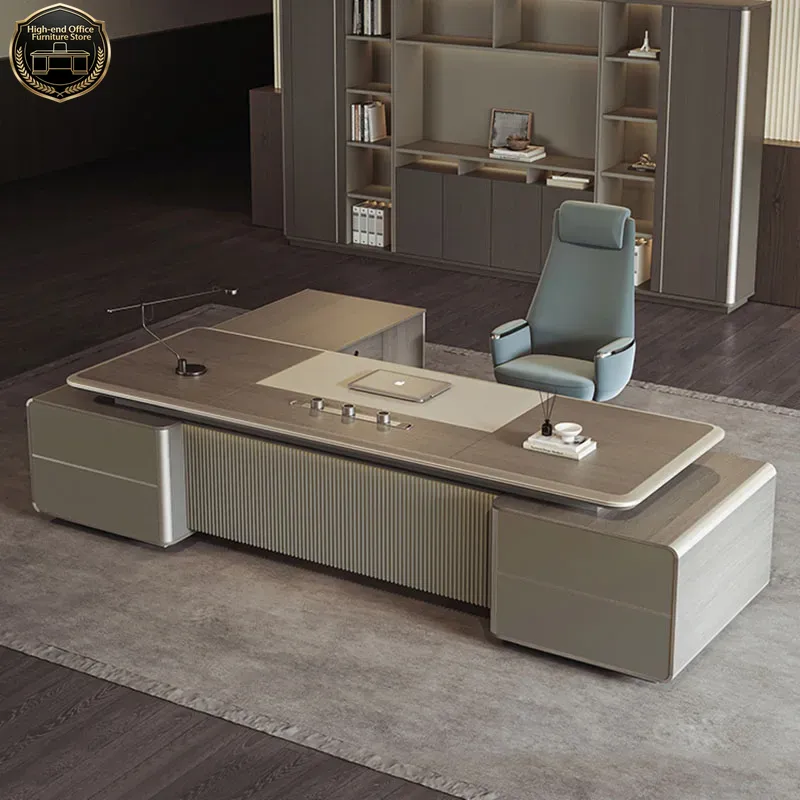 Office Tech Set Up - Игровой L-образный стол Boss Gaming для