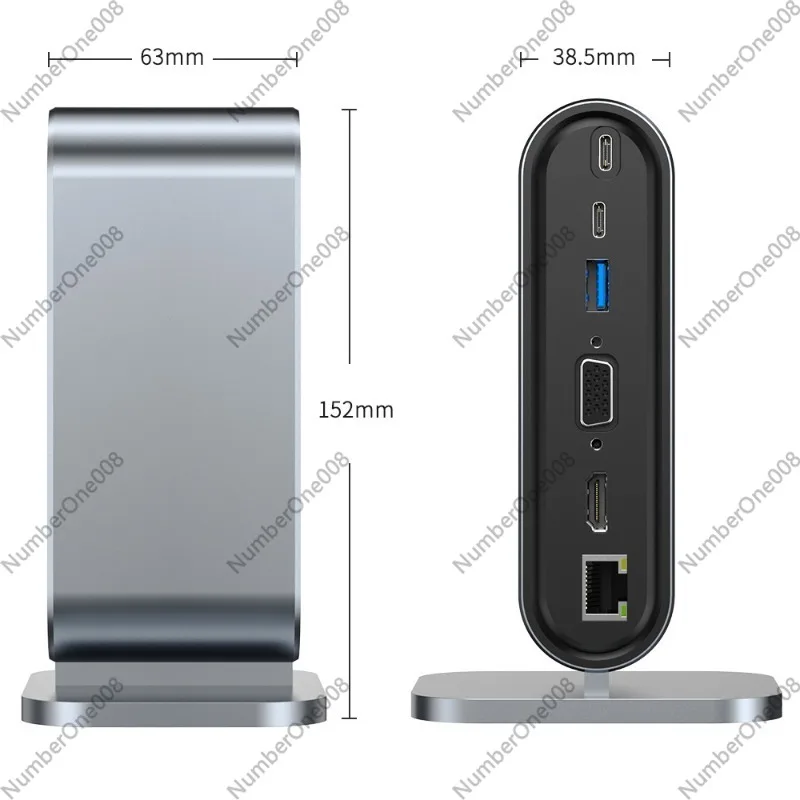 12-портовая вертикальная USB-д – обзор и цена Docking Station Usb C