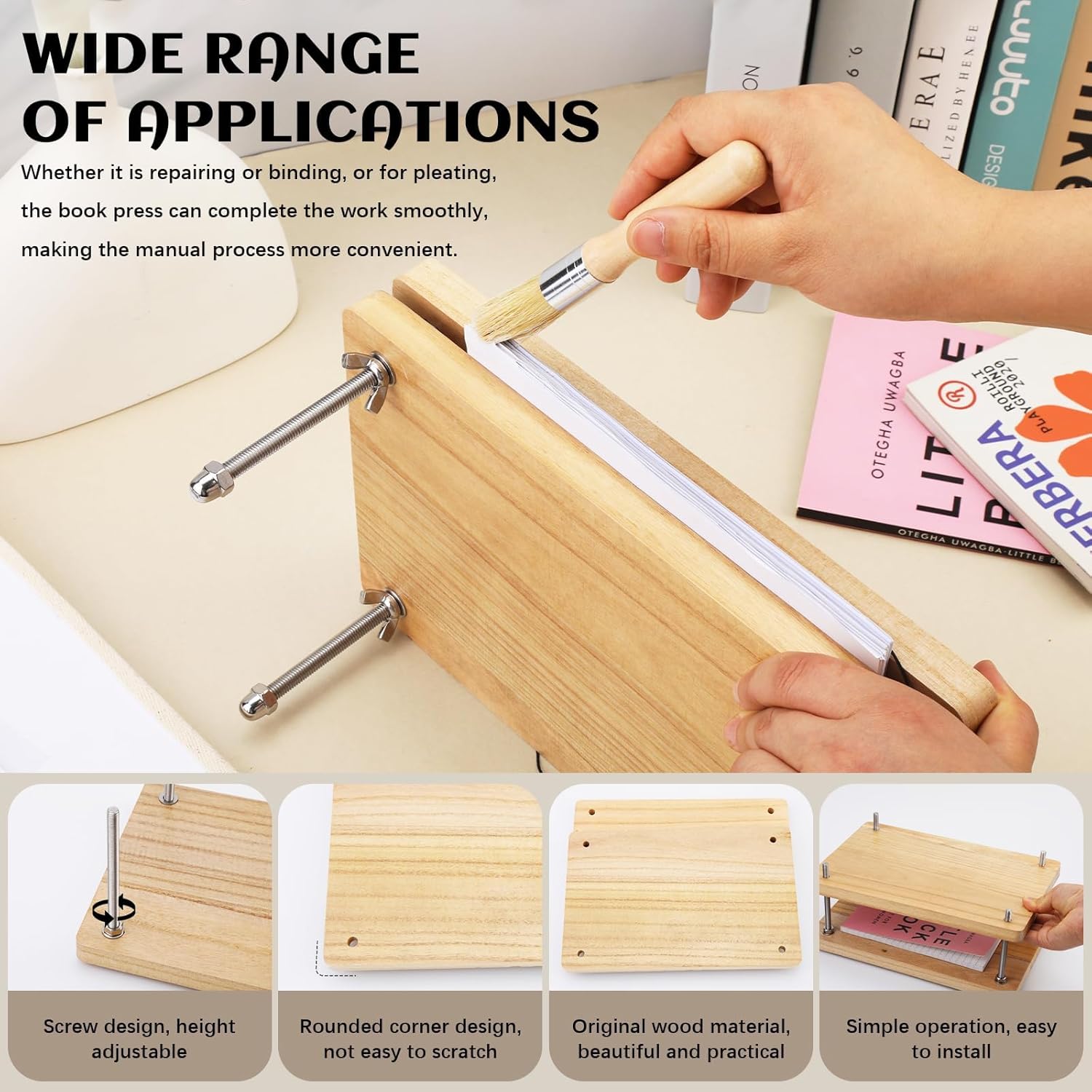 Деревянный пресс для книг, инс – обзор и цена Binding Machine Comb
