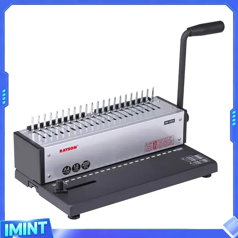 Промышленный переплетчик Rayso – обзор и цена Binding Machine Comb
