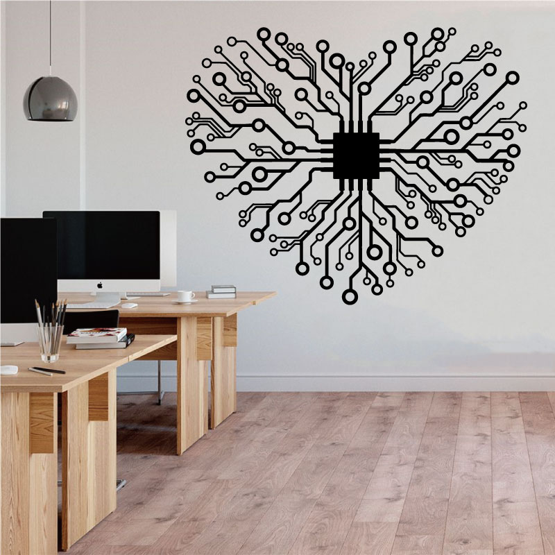 Love Chip Tech Company офис ви – обзор и цена Tech Office Wall
