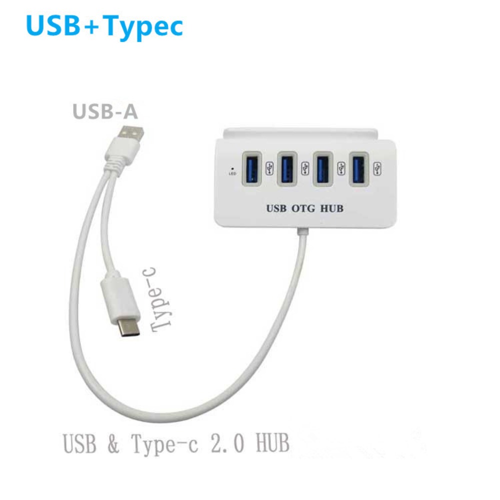 OTG-хаб USB OTG HUB USB2.0 4 в – обзор и цена Docking Station Usb C