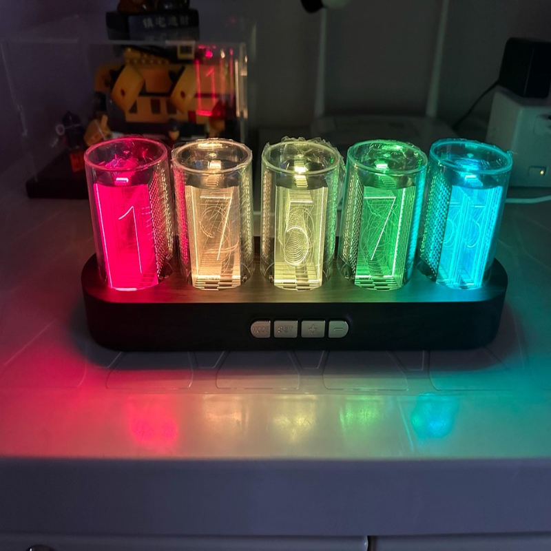 RGB LED-часы Nixie Tube для ге – обзор и цена Office Tech Set Up