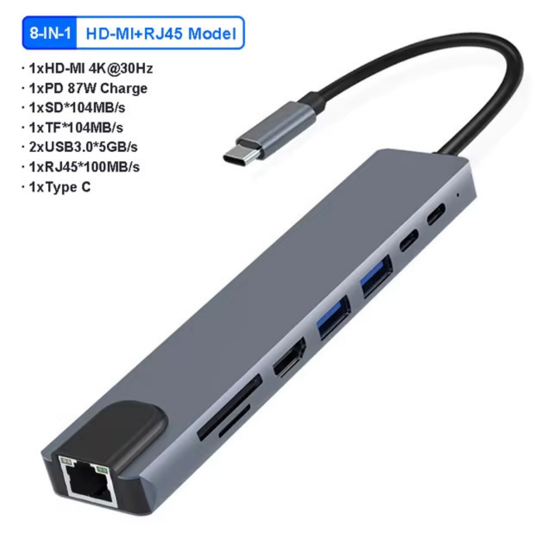 Док-концентратор 4/7/8/11 в 1, – обзор и цена Docking Station Usb C