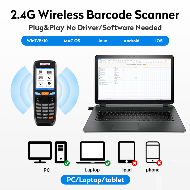 RF6000-2D Сканер для инвентари – обзор и цена Barcode Scanner 2D