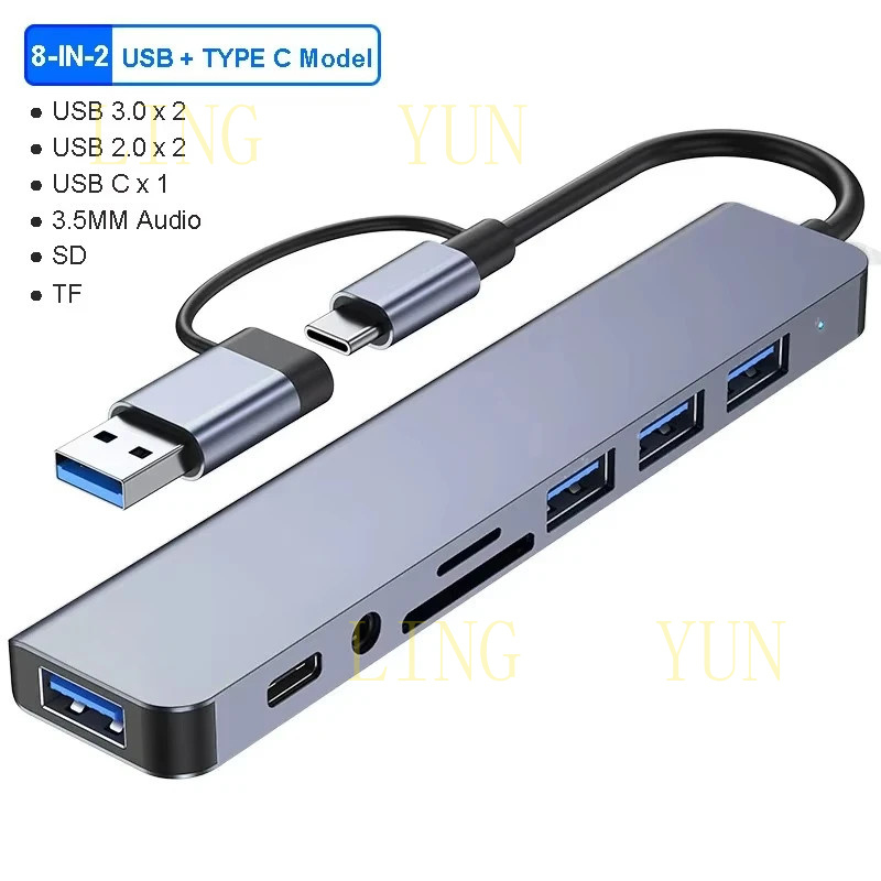 Многопортовый USB-C хаб-док-ст – обзор и цена Docking Station Usb C